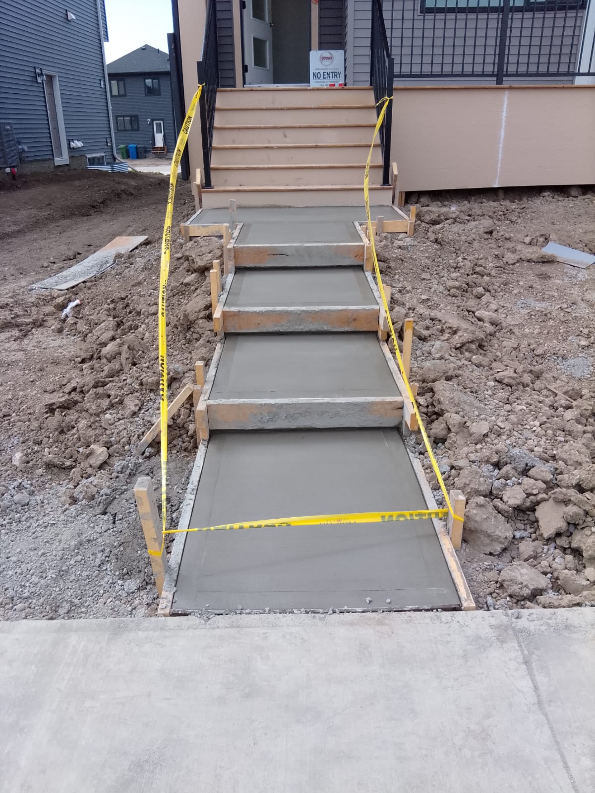 Concrete pump line hose Calgary