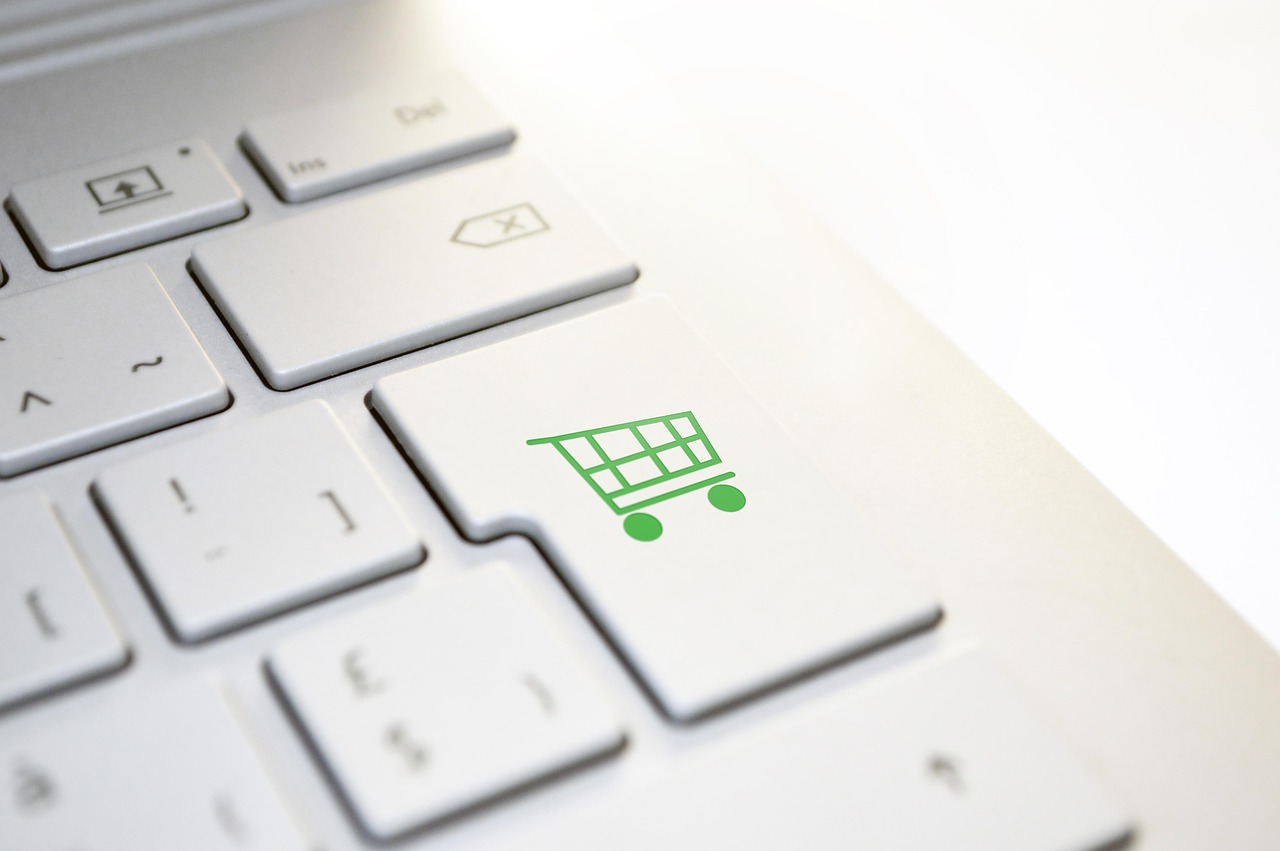 An ecommerce shopping interface showing multiple products