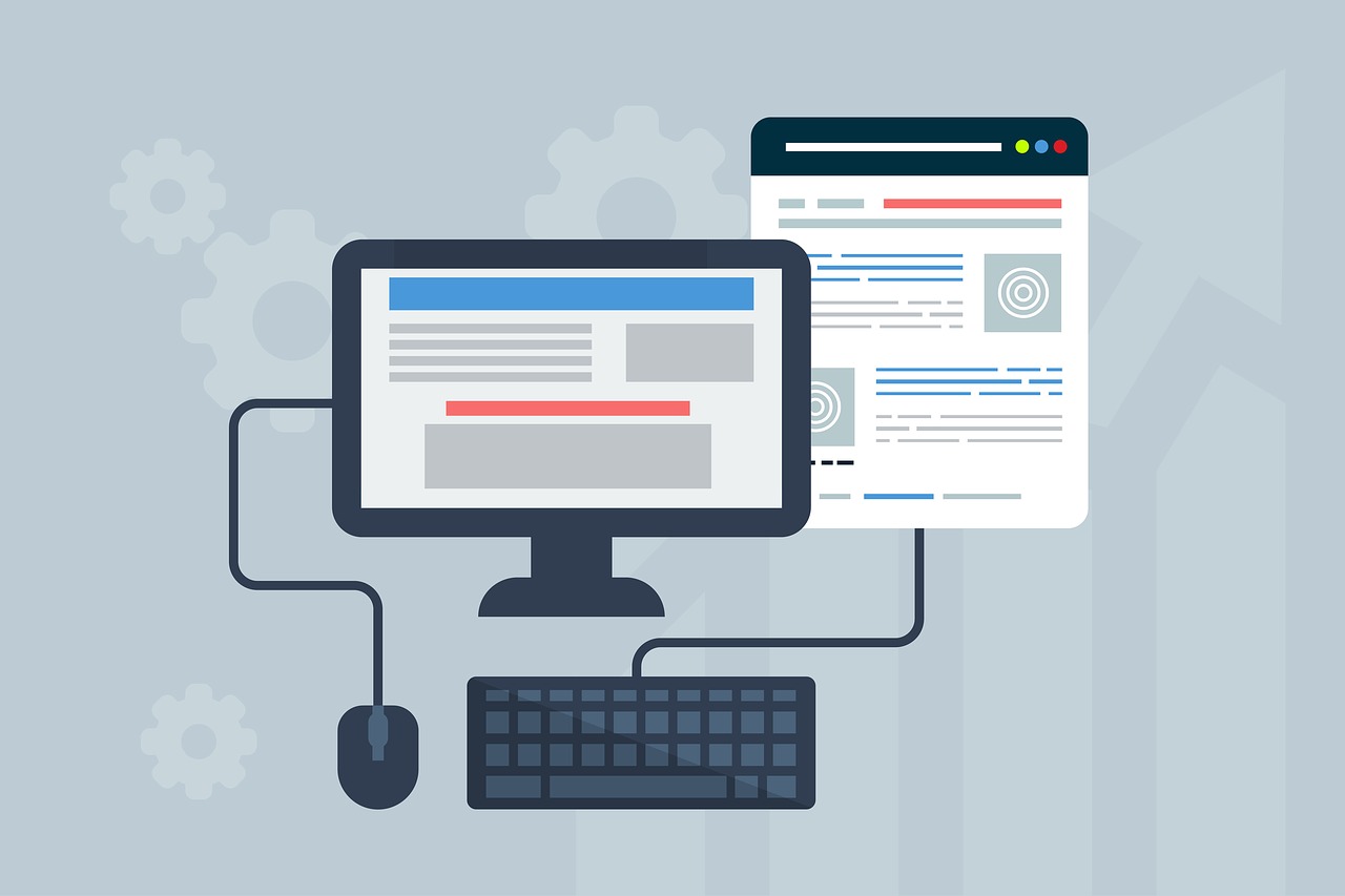 Website wireframe and layout planning