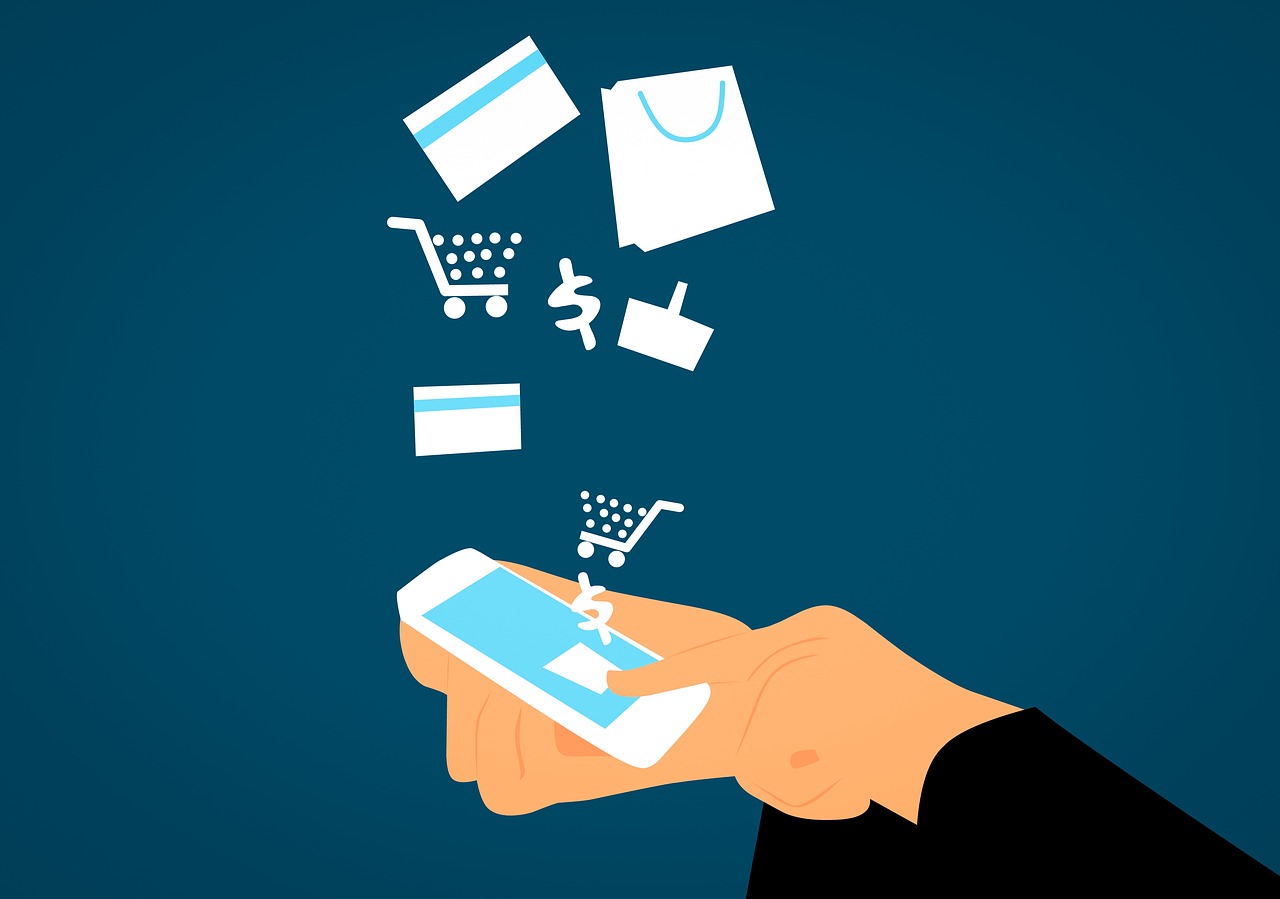 An online store interface displayed on screen
