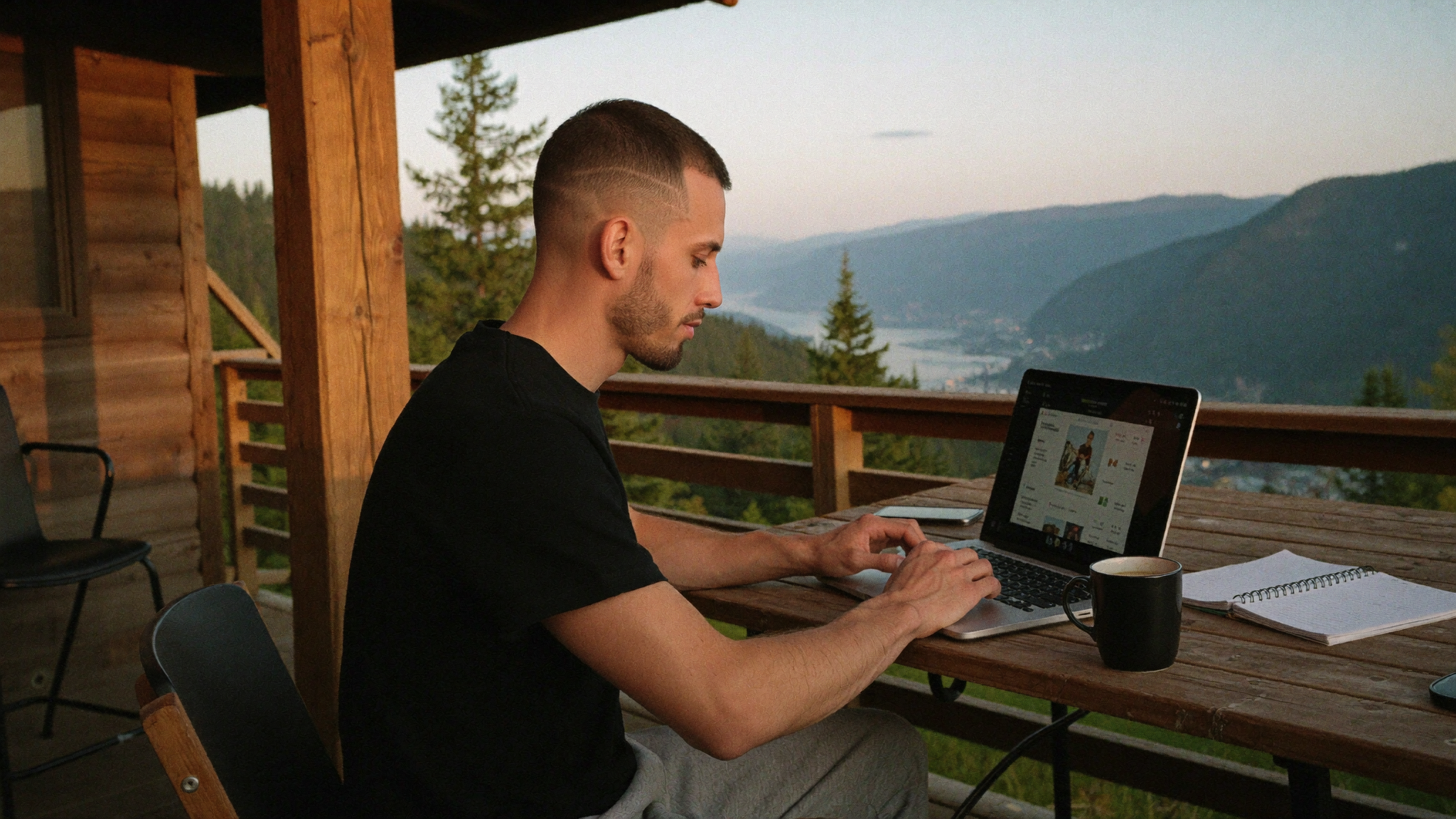 Canadian store owner comparing WooCommerce and Shopify costs on a laptop