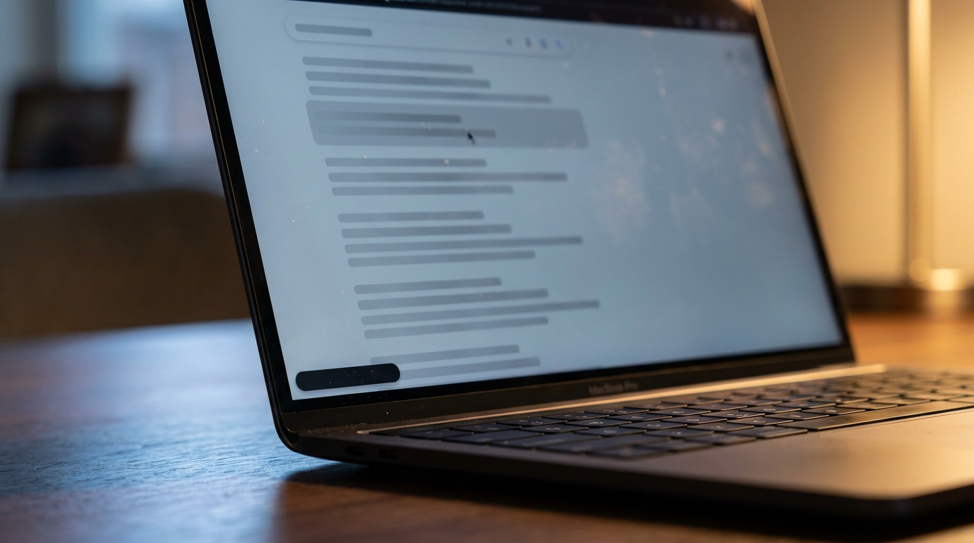 Browser status bar showing a passthrough redirect when hovering a search result link