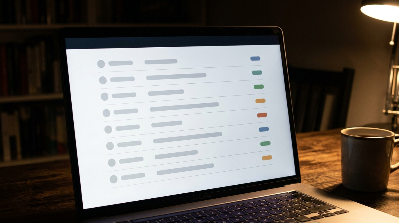 Reviewing the list of administrator accounts on a WordPress site.